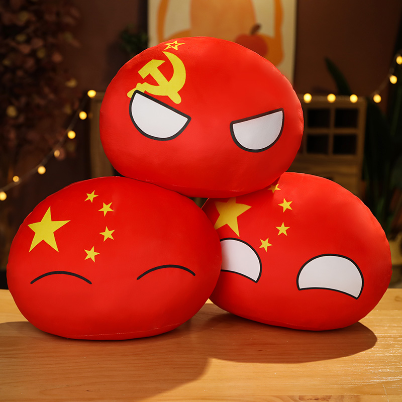 Table Tennis France - 10-50センチメートル国ボールおもちゃぬいぐるみpolandballハンドウォーマー枕countryballソ連米国フランスロシア英国日本ドイツイタリアの装飾