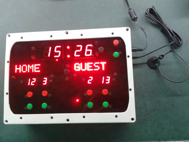 Table Tennis Scoring - リモートワイヤレス電子デジタルサッカーバレーボール卓球バスケットボールLEDスコアボード