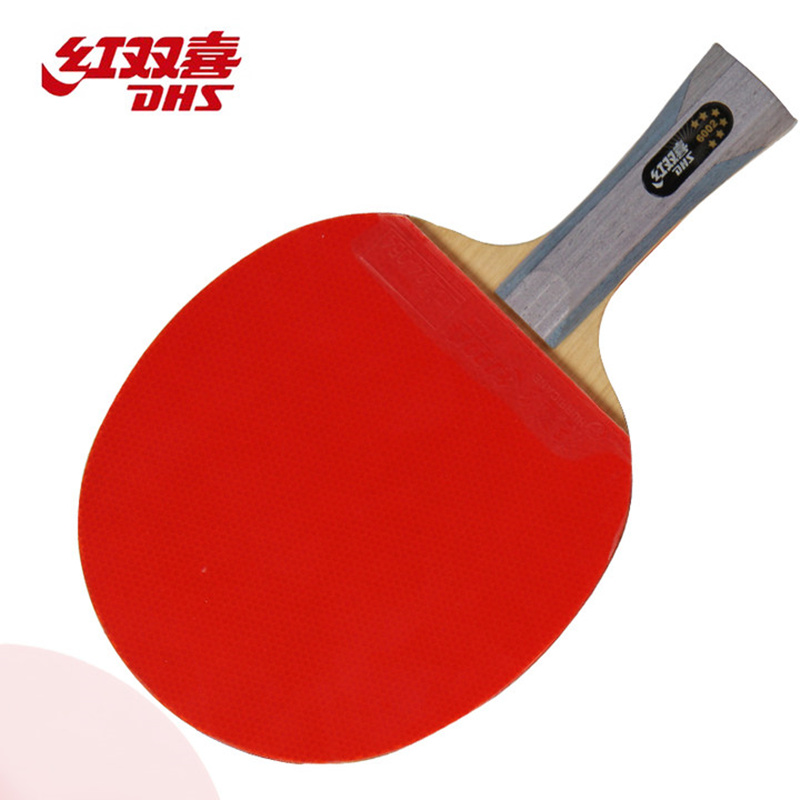 Table Tennis History - Dhs-ケース付き卓球ラケット、ハーハリケーン8、ブリキの円弧、ゴム、ハンドル、シェイクホールドポン、6スター、6002、6006