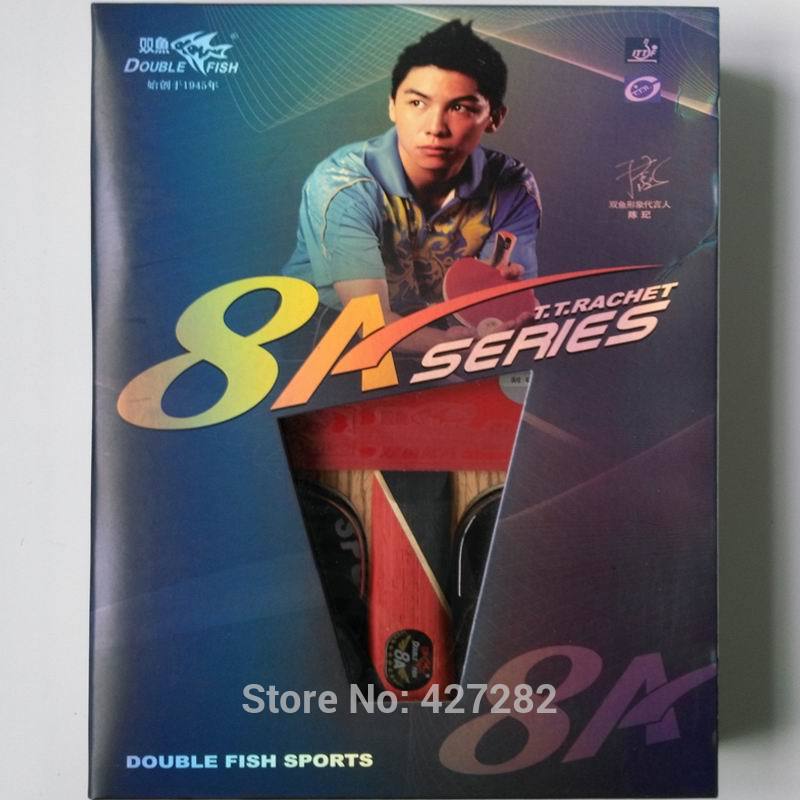 Stiga Carbon Blade - オリジナルダブルフィッシュ卓球完成ラケット 8 AC 8A-C ウッドカーボンブレードピンプルインラバーオフェンシブピンポンラケット