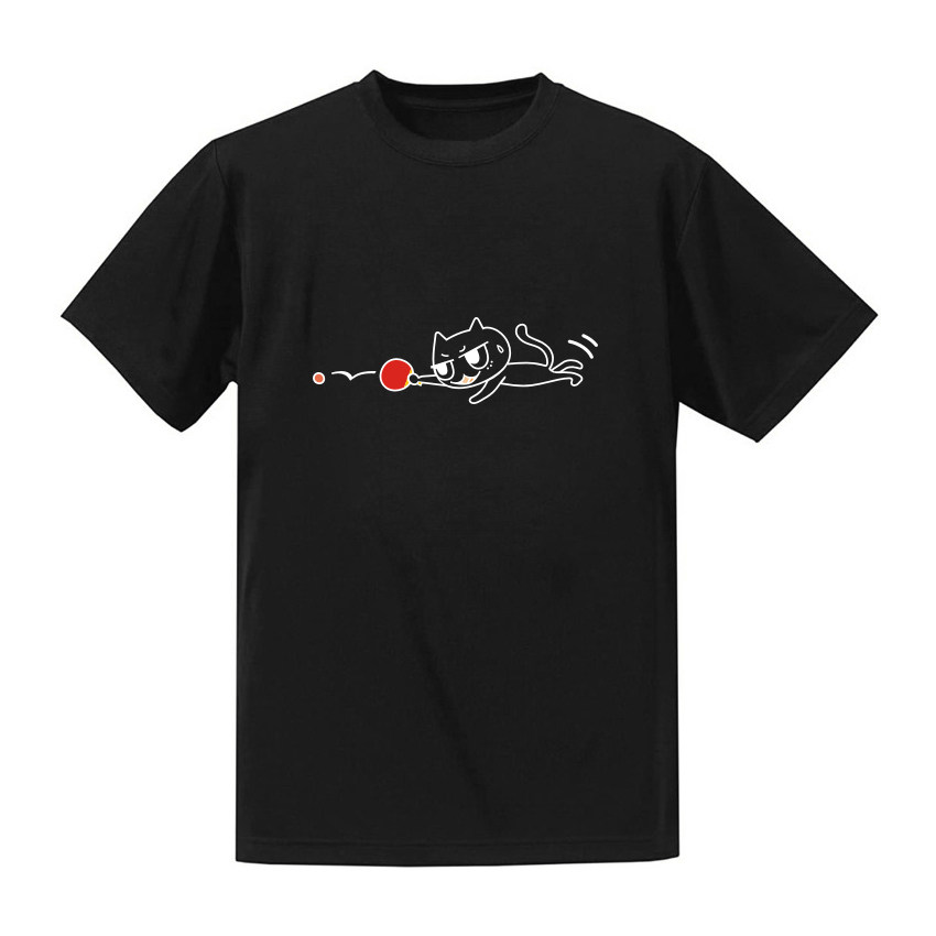 Table Tennis Uniform - 卓球ユニフォーム、半袖ピンポンジャージ、Tシャツ、男女ユニフォーム、純綿柄プリントトップス