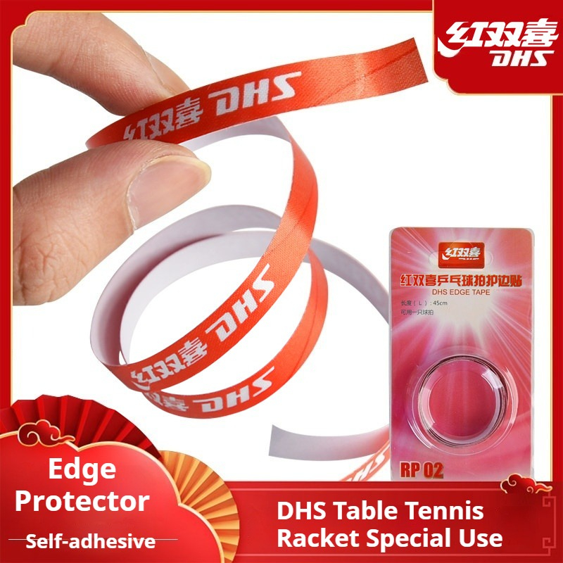 Table Tennis Net Set - DHS 自己粘着卓球ラケット厚いエッジテープ保護ストリップ職業卓球ラケットスポーツアクセサリー 1/2 個
