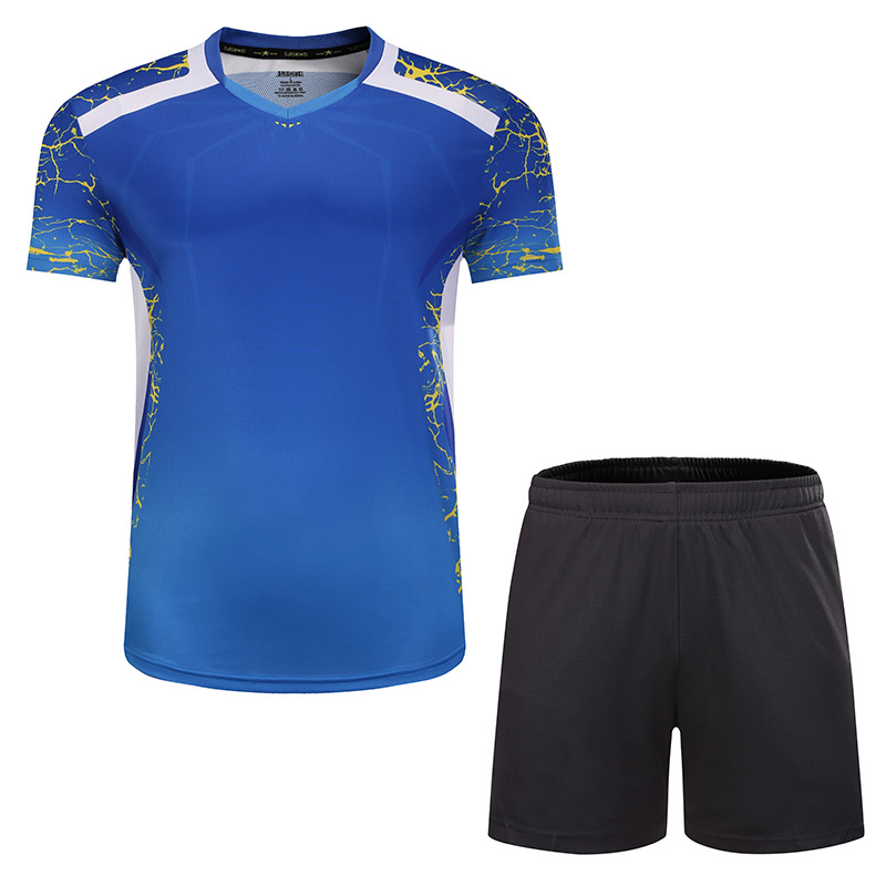 Table Tennis Uniform - 男性と女性のためのテニスTシャツ,トレーニングユニフォーム,ランニングTシャツ,テニススポーツウェア,若者向けのバドミントンキット,新しいコレクション