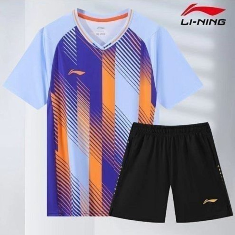 Table Tennis Uniform - 26着の新しいマローンスタイル競技トレーニングユニフォーム、通気性のある速乾性スポーツ半袖卓球ユニフォーム