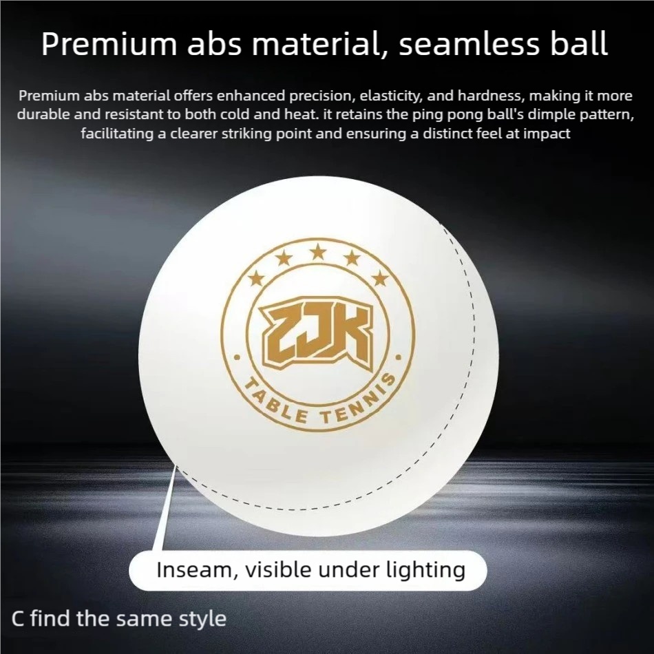 卓球ボール、ZJKトレーニング40+ピンポンボール、6個入り - Table Tennis Match のレビューと価格