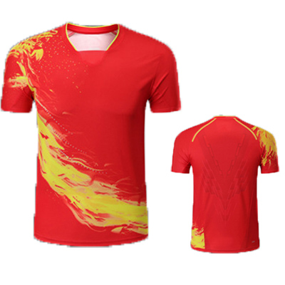 男性と女性のための卓球Tシャツ,中国チーム,ping Tシャ - Table Tennis Uniform のレビューと価格