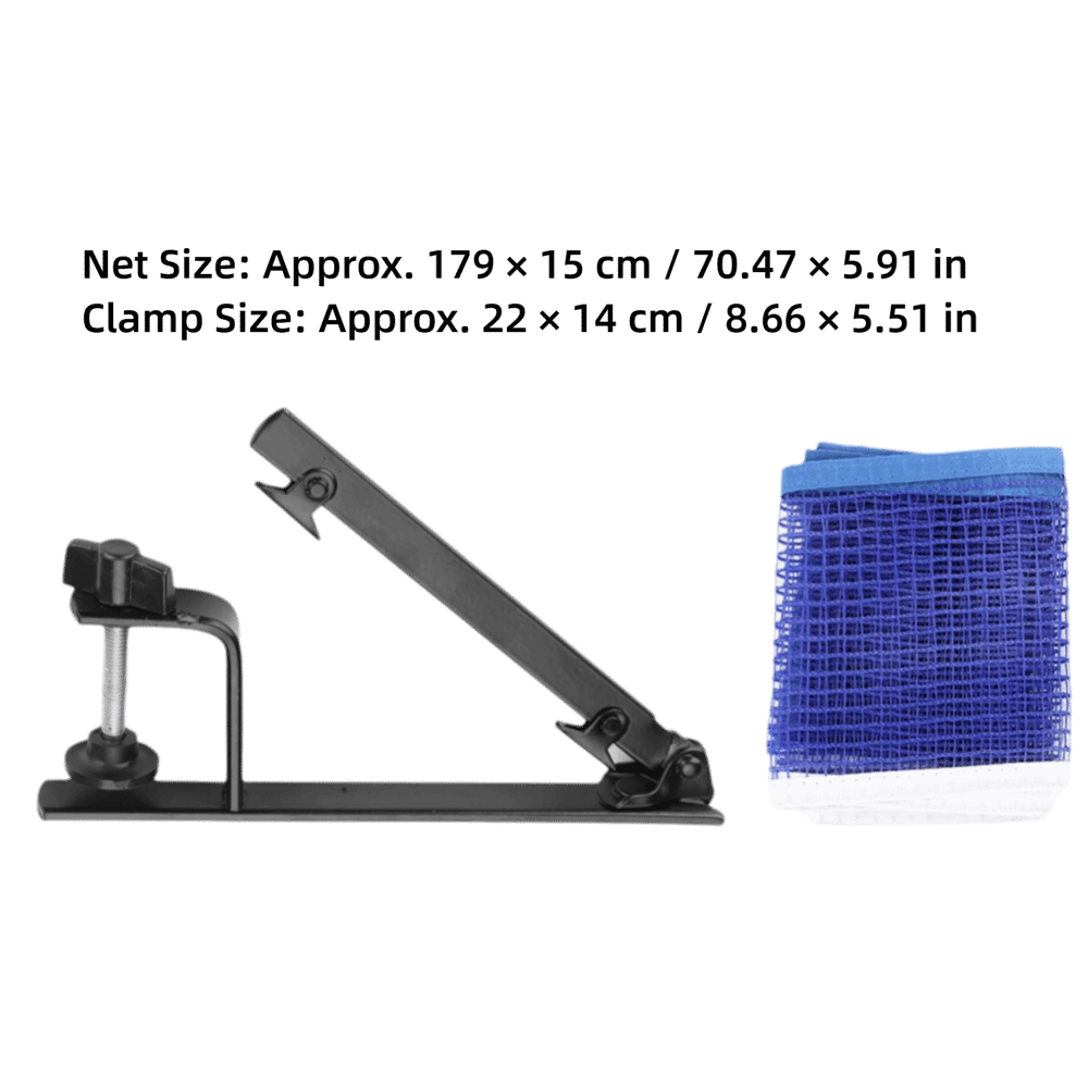 プロ仕様ナイロン卓球ネット 金属製調整可能セット 調整可能な - Table Tennis Net Set のレビューと価格
