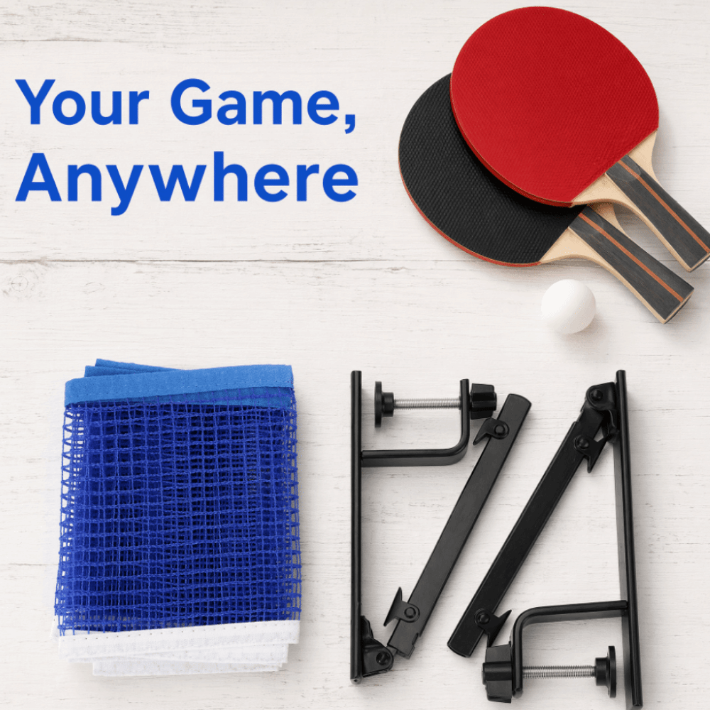 プロ仕様ナイロン卓球ネット 金属製調整可能セット 調整可能な - Table Tennis Net Set のレビューと価格