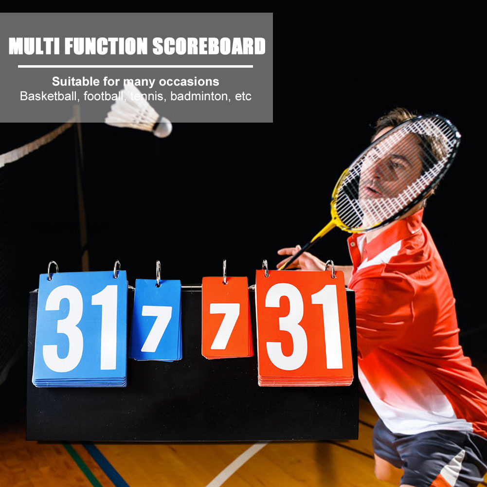 4桁卓球スコアボードプラスチック製スポーツ競技スコアインジケ - Table Tennis Scoring のレビューと価格
