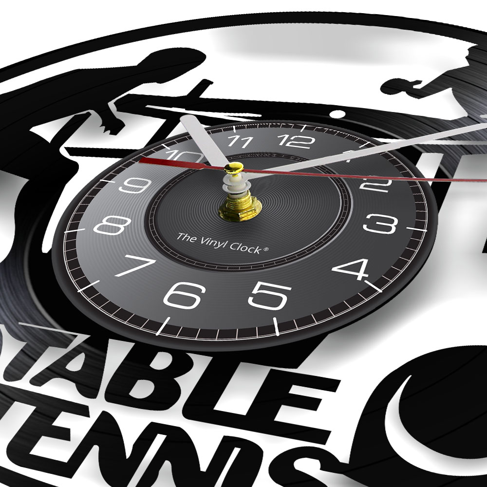 卓球の壁掛け時計,ビニールレコード,壁時計,家の装飾,ピンポ - Table Tennis History のレビューと価格