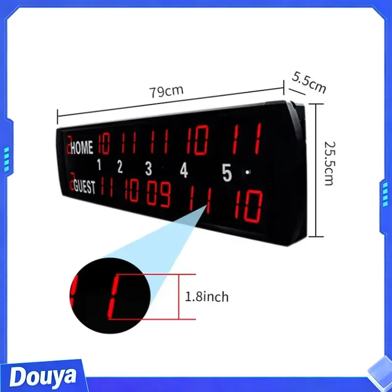 YIZHI 5インチスコア表示LEDバレーボール電子デジタル - Table Tennis Scoring のレビューと価格