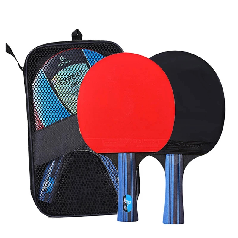 卓球ラケットセット,5つ星,6つ星,2ピース,プロのゴム製ピ - Table Tennis Match のレビューと価格