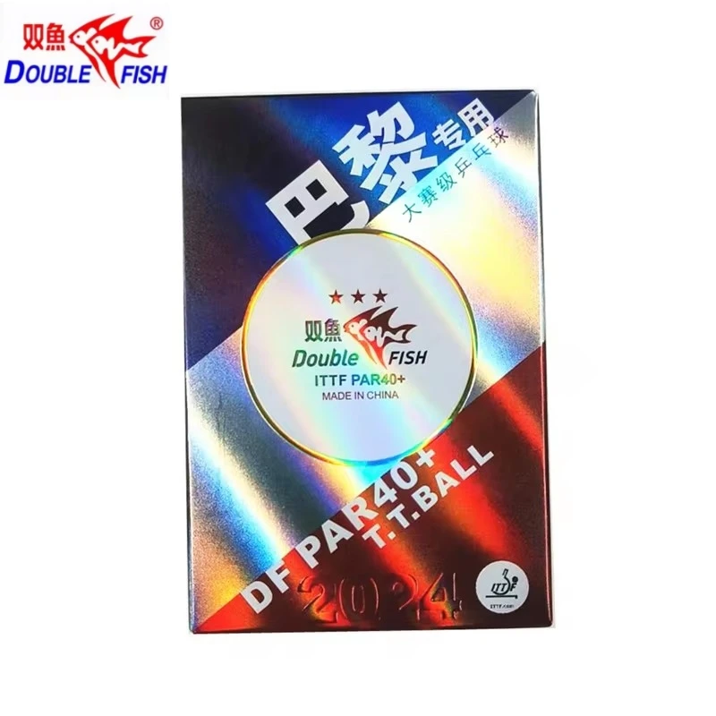 6 個/箱ダブルフィッシュピンポンボール PAR40+ 3  - Table Tennis France のレビューと価格