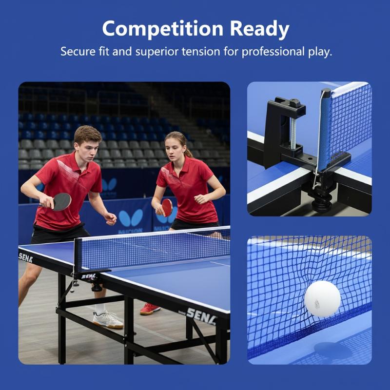 プロフェッショナル卓球ネット 高弾性ピンポン交換用ネット ト - Table Tennis Net Set のレビューと価格