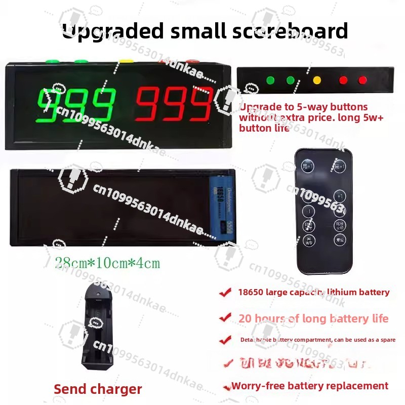 バスケットボールゲーム電子スコアボードLEDフリップスコアボ - Table Tennis Scoring のレビューと価格