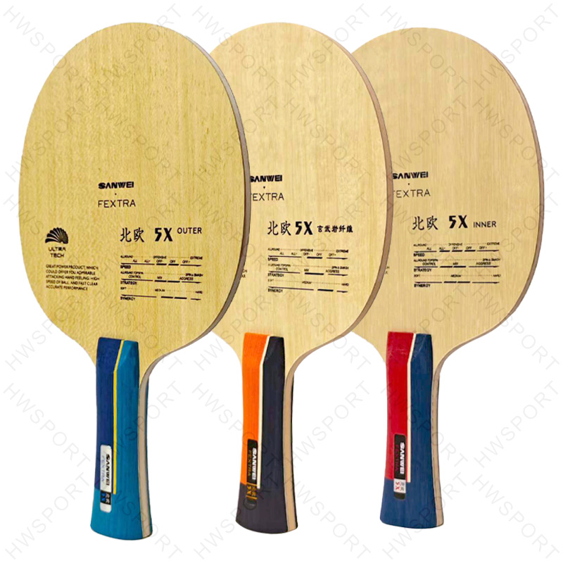 SANWEI FEXTRA 5X 卓球ブレード インナーアウ - Table Tennis Review のレビューと価格