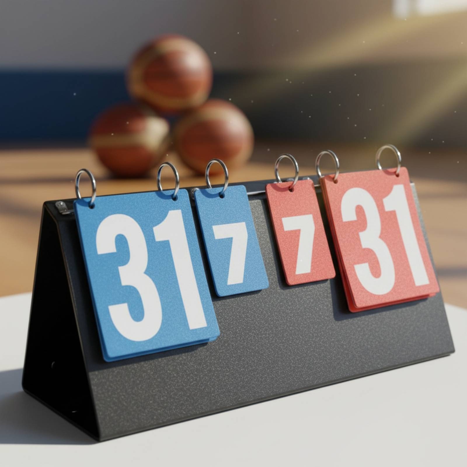 ポータブルフリップスコアボード マルチスポーツフリップスコア - Table Tennis Scoring のレビューと価格