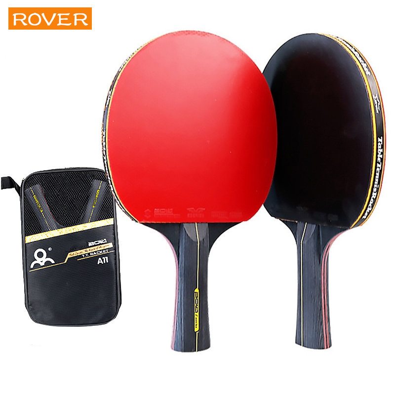 6 スター卓球ラケット 2 個プロフェッショナルピンポンラケ - Table Tennis History のレビューと価格