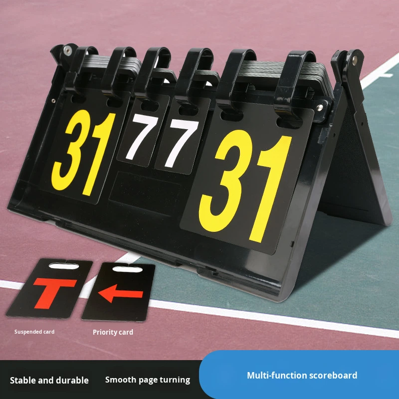 卓球ビリヤード試合用両面フリップスコアボード交換可能な数字カ - Table Tennis Match のレビューと価格