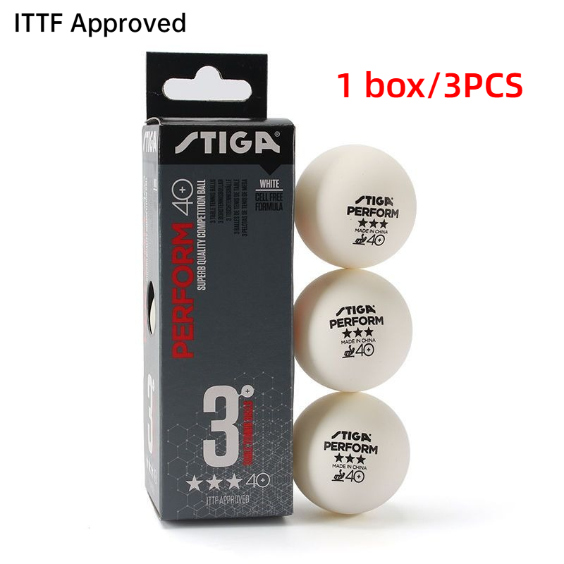 STIGA 3 スターズ卓球ボール 40+ ABS 新素材ピ - Table Tennis Match のレビューと価格
