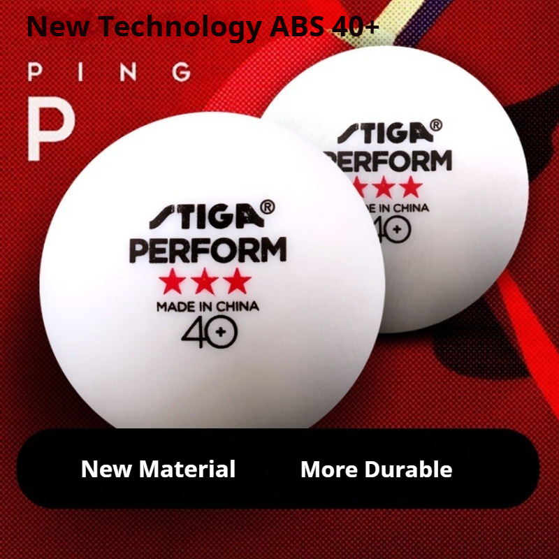 STIGA 3 スターズ卓球ボール 40+ ABS 新素材ピ - Table Tennis Match のレビューと価格