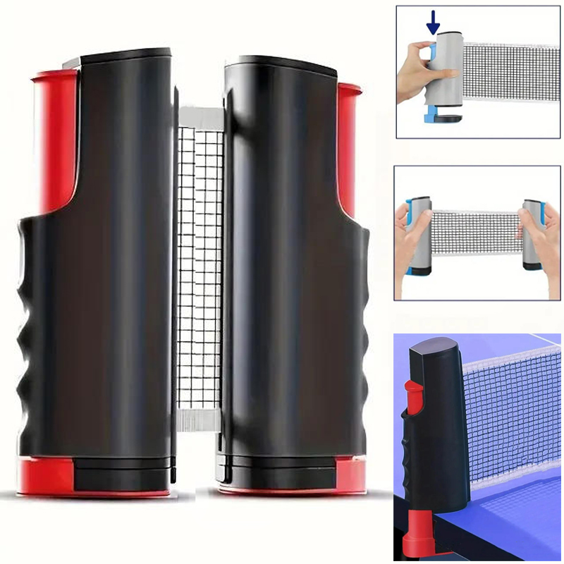 2025年ホット卓球ネットどこでも格納式ラックスポーツ交換ピ - Table Tennis Net Set のレビューと価格