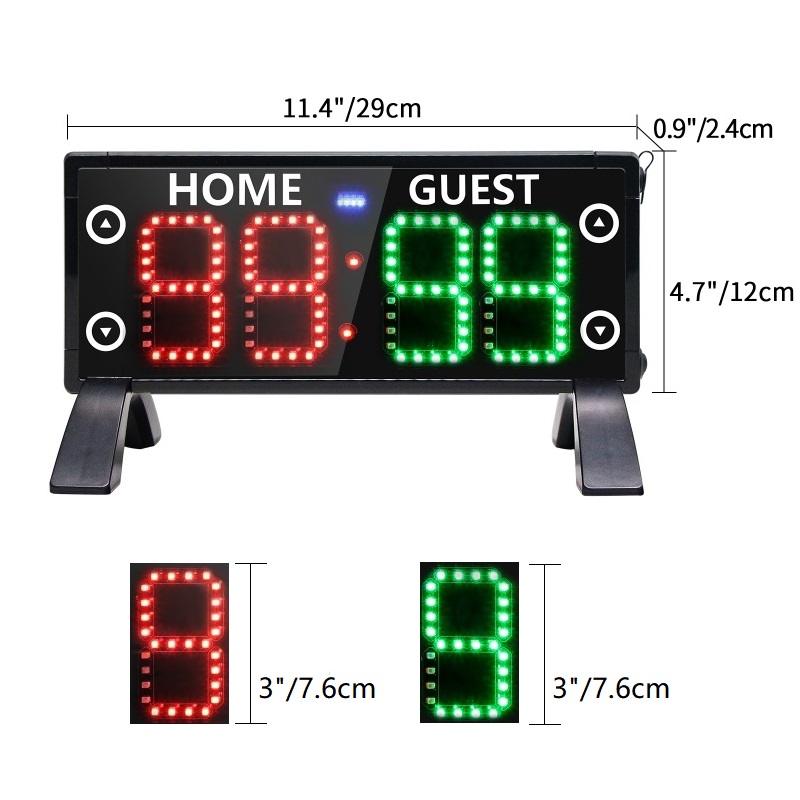 多機能タッチスクリーン式スコアボードゲーム競技用ポータブルL - Table Tennis Scoring のレビューと価格