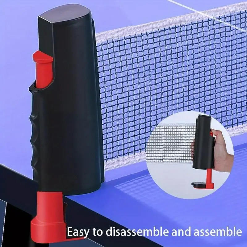 ポータブル卓球ネットカバーゲージ格納式卓球セットキャッチャー - Table Tennis Net Set のレビューと価格