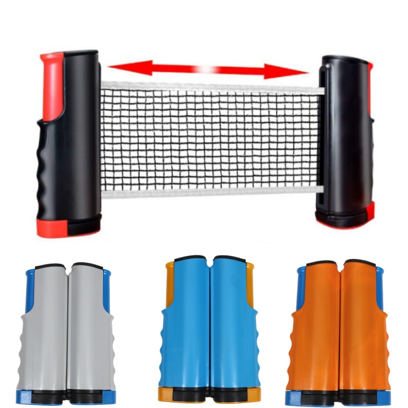 ポータブル卓球ネットカバーゲージ格納式卓球セットキャッチャー - Table Tennis Net Set のレビューと価格