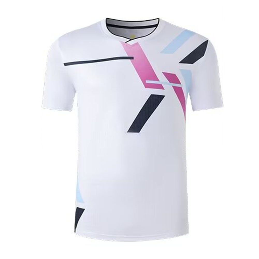 バドミントン Tシャツ男性女性用速乾性夏半袖バレーボール卓球 - Table Tennis Uniform のレビューと価格